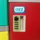 Stylish Appearance ABS Plastic Lockers With Stainless Steel Coin Locks