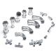 A07 Sanitary Stainless Steel Pipe Fittings High Pressure Stainless Steel Pipe Fittings