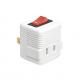 Wall Power Socket And Wall Tap One Input 1 Outlet with Switch UL cUL passed