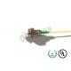 SM FC LC Optical Patch Cord 0.9mm Plastic Package With FC / UPC Connector