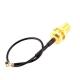 RF1.37 IPEX to RP-SMA-K Antenna WiFi Pigtail Cable 20cm