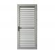 White Color Surface Glass Louver Doors , Aluminium Frame French Doors ISO14001
