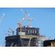 D4526 Luffing Tower Crane 10tons Load 45mts Working Boom 3mts Mast