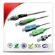 Custom Length Fiber Optic Patch Cord Aramid Yarn Strength Member For LC SC E2000