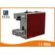 Air Cooling Fiber Metal Laser Engraving Machine For Gold / Stainless Steel / Silver