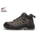 PU / Rubber Sole Leather  Safety Shoes High Ankle Breathable With Steel Toe