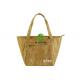 Portable Waterproof Brown Paper Bags , Strong Washable Paper Tote Bags