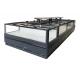 R290 Combined Plug-In Ventilated Island Freezer With Ultra Large Glass Window