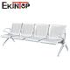 Commercial Airport Waiting Chair 4 Seater Stainless Steel Material