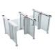 Controlled Entry Turnstile Access Control System , Biometric Card Reader Turnstile