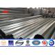 12 Side 11.8m Electrical Galvanised Steel Pipe Steel Tube For Transmission Line