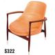 America style wooden frame home upholstered chair furniture