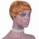 Swiss Lace Base Material Straight Pixie Cut Full Machine Wig Made with 100% Human Hair