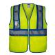 Outdoor Reflective Safety Shirts Long Sleeve Polyester High Visibility Shirts