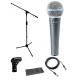 Shure Beta 58a Microphone Bundle Stage Stand With XLR Cable DMS003-KIT