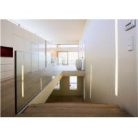 Aluminum Alloy U Shape Channel Frameless Glass Railing Interior / Exterior