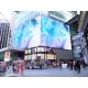 Outdoor Waterproof Transparent LED Screens 5500 Nits For Glass Wall Window