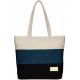 Trendy Durable Custom Printed Tote Bags With Top And Inside Zipper Closure