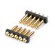 2.54mm Pitch Male 5 Pin PCB Connector Spring Loaded Pogo Pin Connector Dip Type