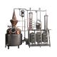 Red Copper Alcohol Distillation Equipment for Brandy Gin and Whisky at Food Beverage
