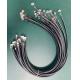 Electric Medical Equipment Cables , Black Medical Cable Assemblies