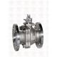 2 Piece Reduced Bore Ball Valve Anti - Blow Out Stem In Water Oil Gas