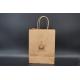 Takeaway Eco Paper Bags Brown Kraft Paper Shopping Bag Customized