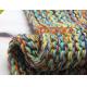 Colourful Knitted Blanket Wholesale China Factory Blanket Spain, knit blanket, rugs