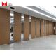 Banquet Hall 65mm Folding Partition Walls Commercial 900-1230mm Width