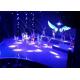 Ultra - Thin Transparent LED Wall Indoor 300cd/M2 Acrylic Cove With Multi Resolutions