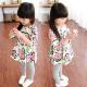 2016 Fashion Girl Colorful Kid's Dress long sleeve Floral Dancing Dress Prince Style Q163