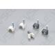 Wire Fastener Circle Cable Clips Square White Clamp Holder Fasten Wall Insert Cord Fixer Tower