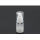 Worn White Silver Edge PP Airless Cosmetic Bottles 15ml For Face Cream