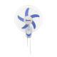 Solar Rechargeable DC Wall Fans 12V 16 Inch With Lithium Battery