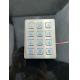 12 keys Panel mounted stainless steel illuminanted keypad with male pin out connector