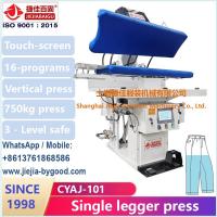 Pant Trousers Legger Press Machine Vertical Press Automatic Touch-screen Control System