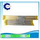 High Precision EDM Brass Tube 0.25x200mm For EDM Drilling Machine Electrode Pipe