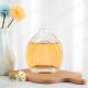 Clear Amber Boston Round Glass Bottle for Liquid Medicine 500ml Base Material Glass BRANDY