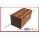 Brown Food Grade Cigar Gift Paper Box  with Tissue Paper Printed