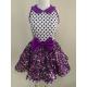 Children Ballet Uniform Dresses Style Purple White Color Oem Sevice