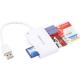 Smart Card Reader All In One Card Reader (62in1: SD(7in1) + MS(3in1) + MMC Micro) - (ZW-12015)