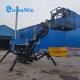 Black Color Telescopic Boom Spider Crane 3 Ton Lifting Capacity