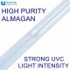 UVC Straight Amalgam UV Air Disinfection Lamp Meat Processing Plant