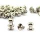 Solid Brass Button Studs Rivets Screwback Screw Back Spots Round Head Button Stud Slotted Screws Nail Rivet For Leather