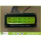 Monochrome Character LCD Module 16 * 2 Dots STN Yellow Green Positive