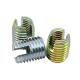 Stainless Steel 302 Self Tapping Threaded Inserts For Wood Plastics Soft Metals