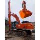 Customized Excavator Clamshell Bucket Q345B 3600kg Hydraulic Rotating Grapple for ZX210LC-6 telescopic arm