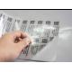 Die Cut Transparent Self Adhesive Tamper Evident Security Labels For Plastic Carton