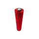 Roller Nylon Bristle Brush Customized Size Red Brush For Fruit Cleaning