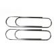 Zinc Finish 100mm Gaint Round Metal Paper Clips For Office Stationery